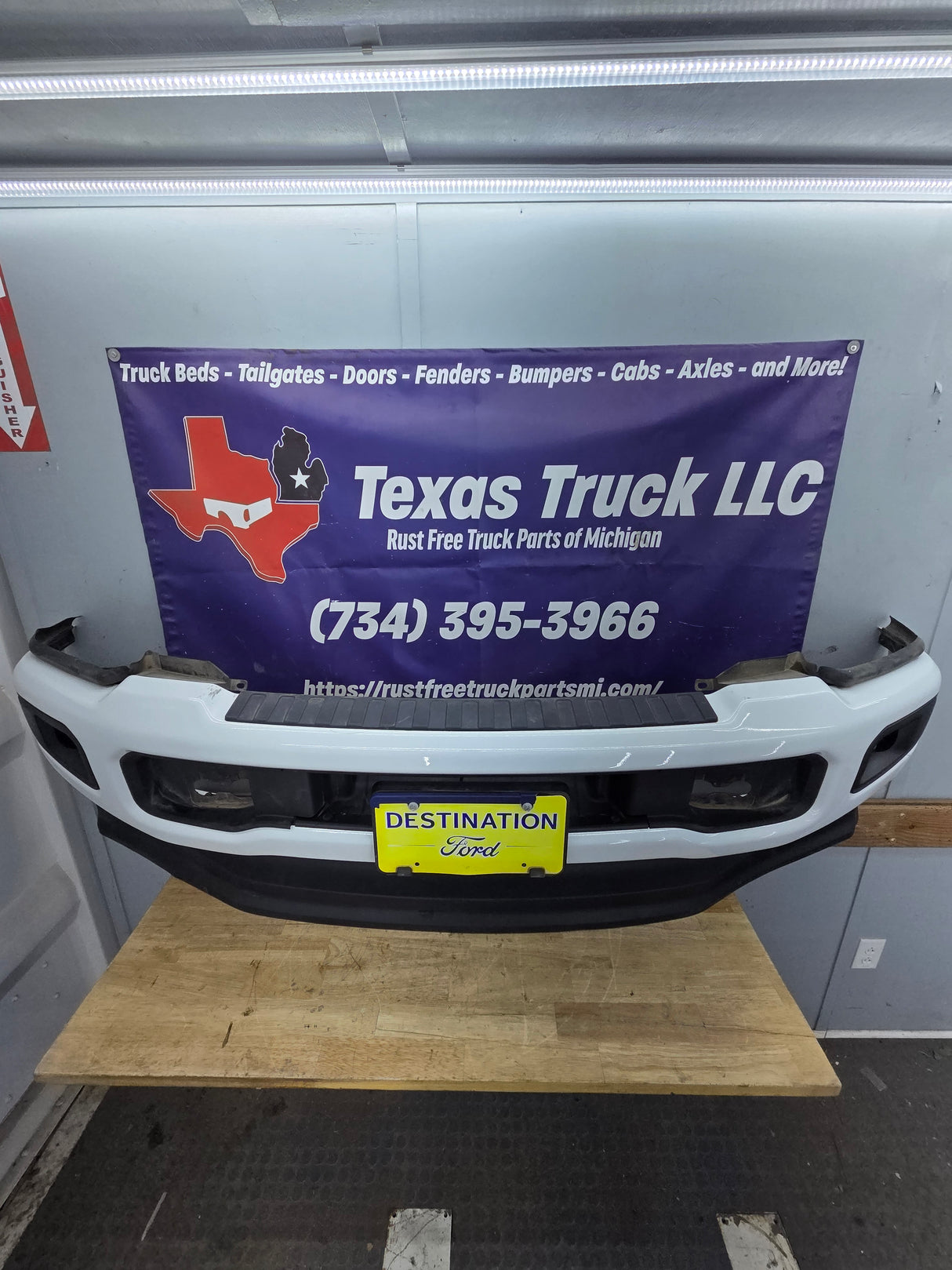 2023-2025 Ford Super Duty F250 F350 Front Bumper - White