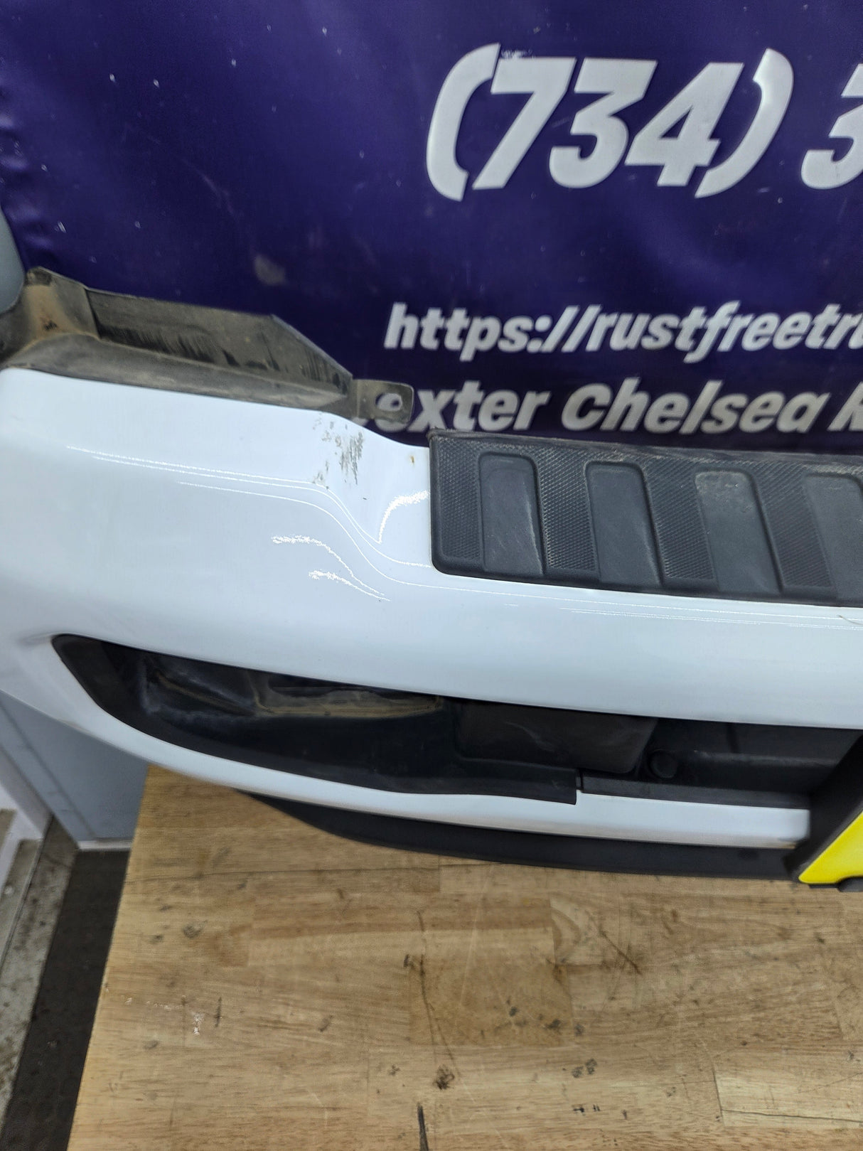 2023-2025 Ford Super Duty F250 F350 Front Bumper - White