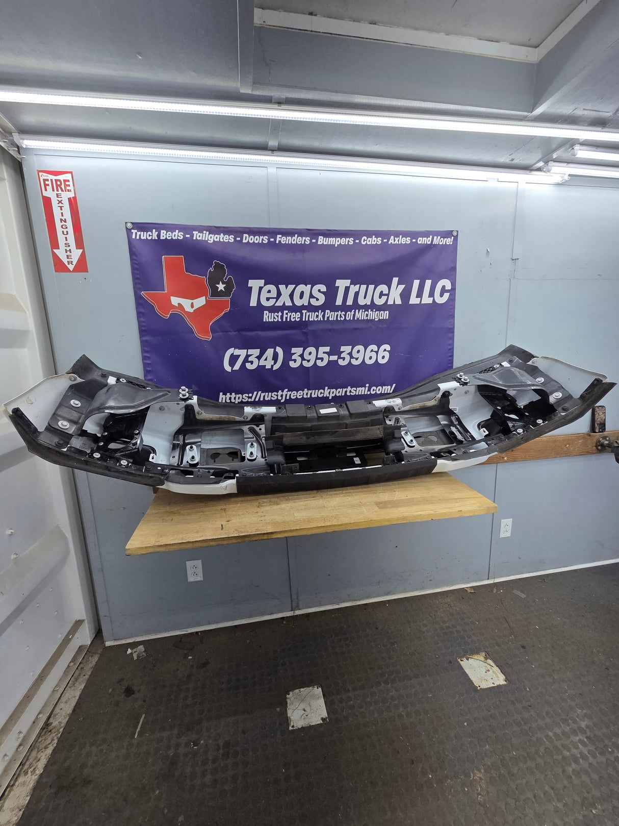 2023-2025 Ford Super Duty F250 F350 Front Bumper - White