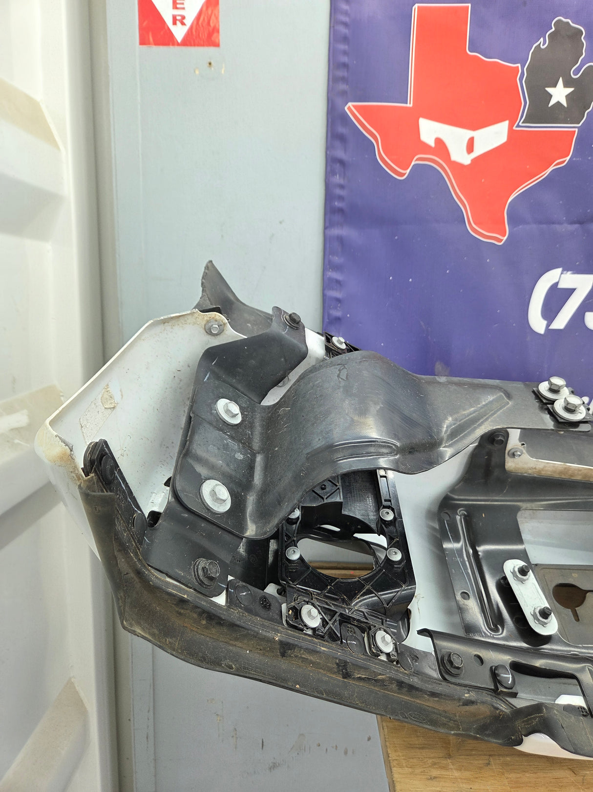 2023-2025 Ford Super Duty F250 F350 Front Bumper - White