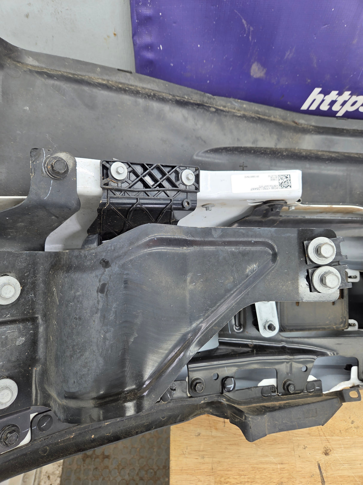 2023-2025 Ford Super Duty F250 F350 Front Bumper - White