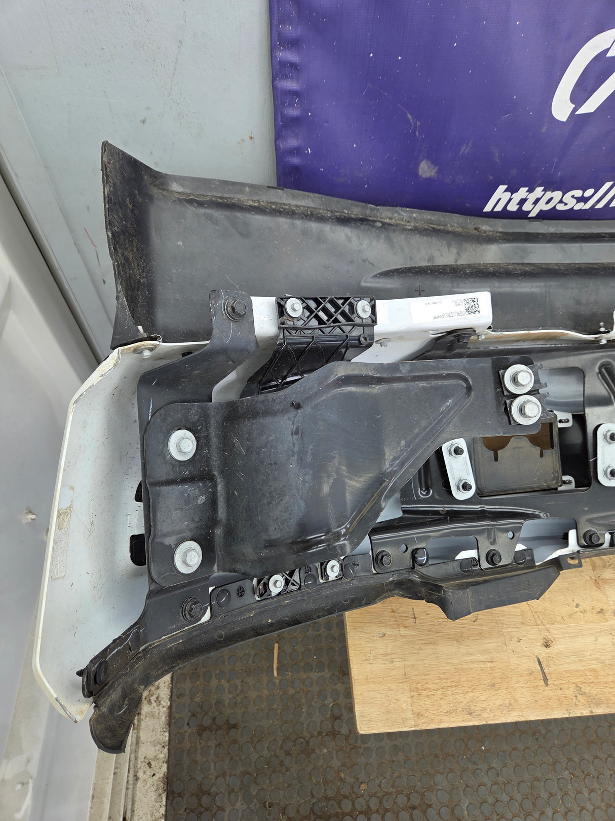 2023-2025 Ford Super Duty F250 F350 Front Bumper - White