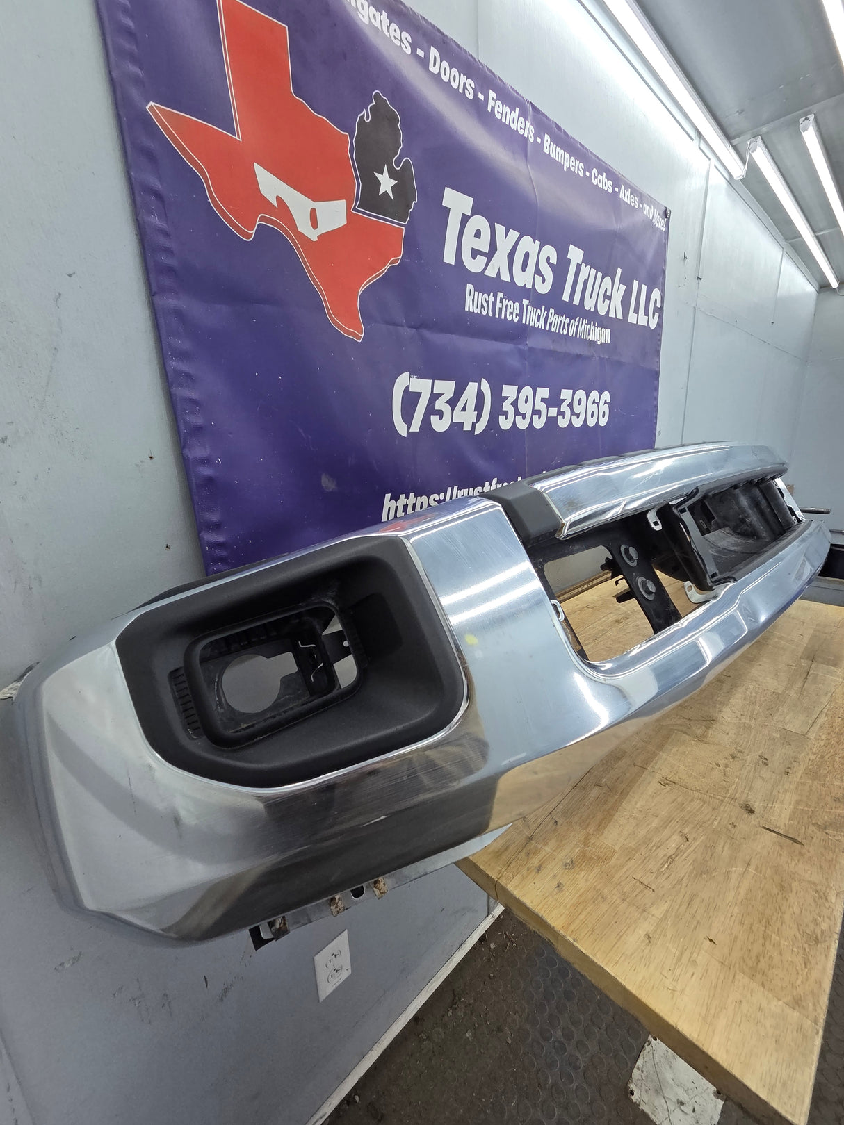 2020-2022 Ford Super Duty F250 F350 Front Bumper - Chrome