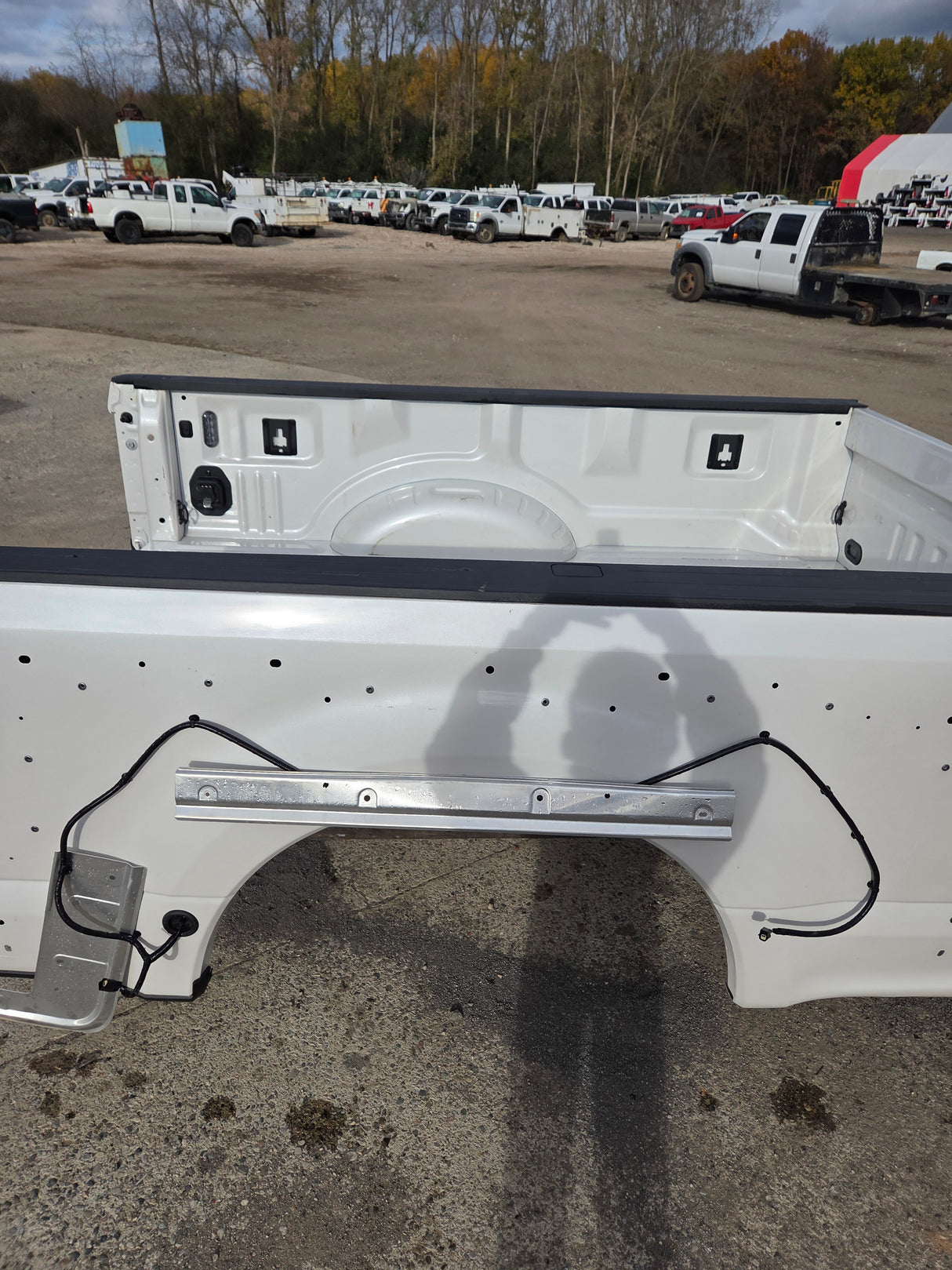 2017-2022 Ford Super Duty F350 F450 F550 8' Dually Bed - Pearl White