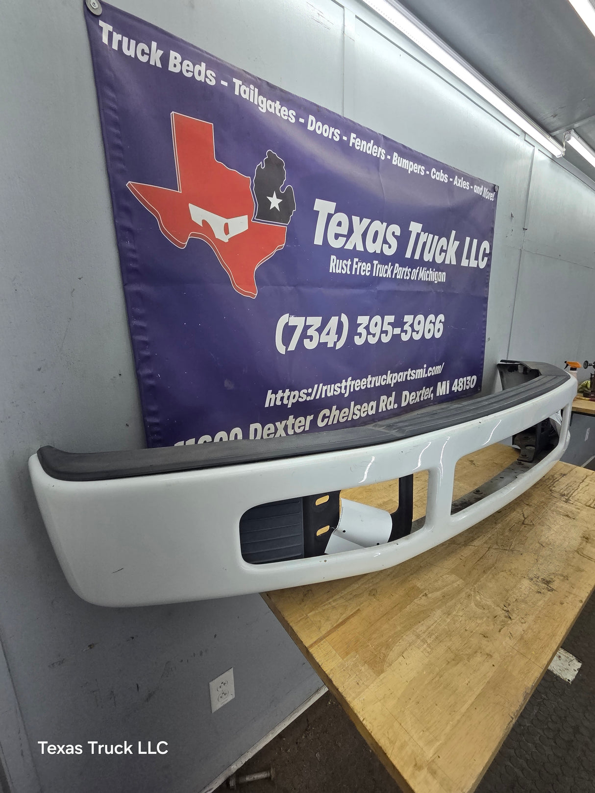 2008-2010 Ford Super Duty Front Bumper F250 F350 - Oxford White