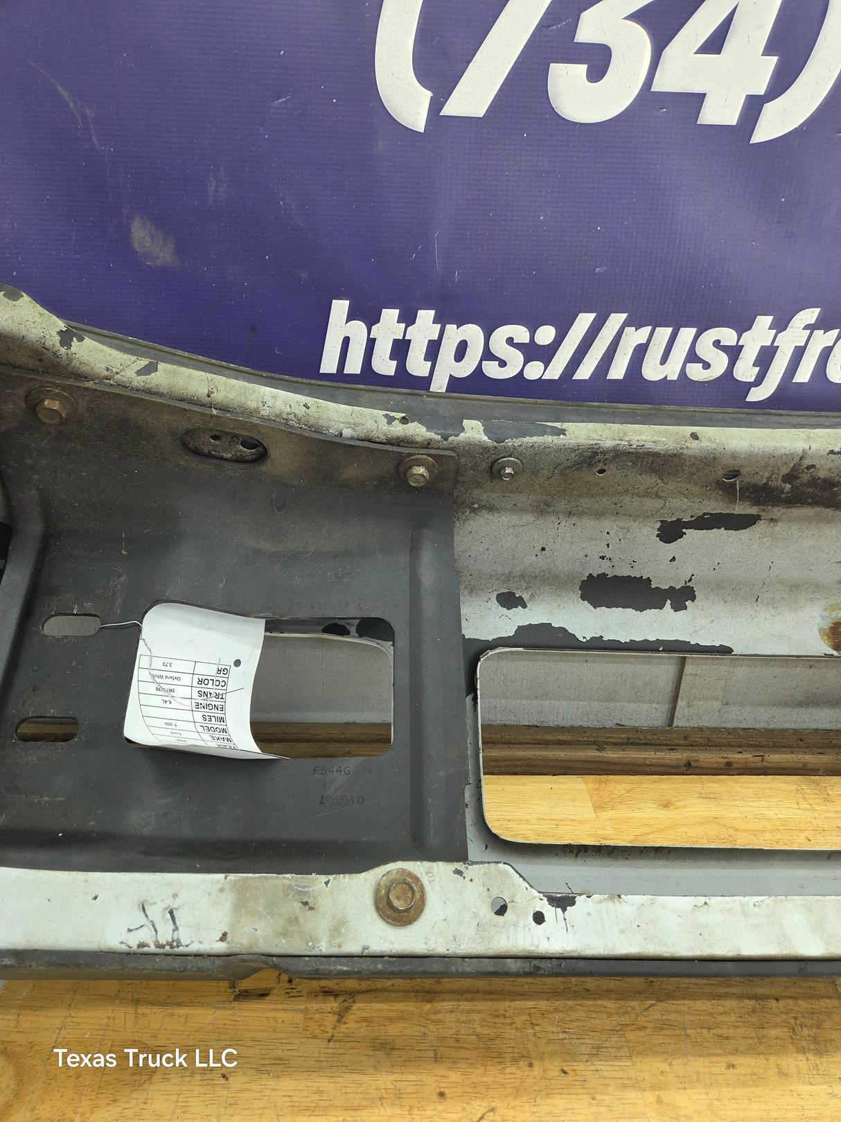 2008-2010 Ford Super Duty Front Bumper F250 F350 - Oxford White