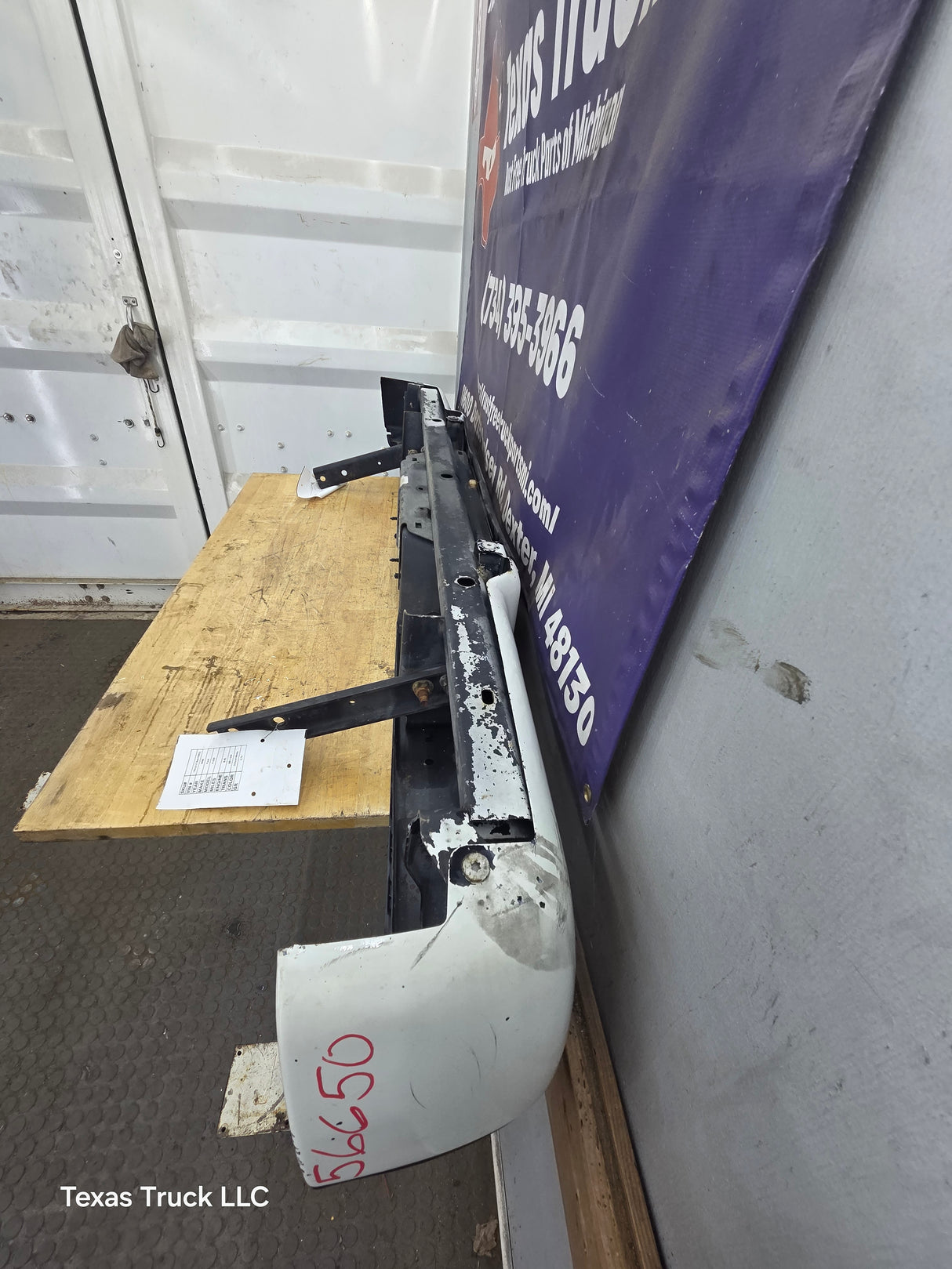 2008-2016 Ford Super Duty F250 F350 F450 F550 Rear Bumper - Oxford White