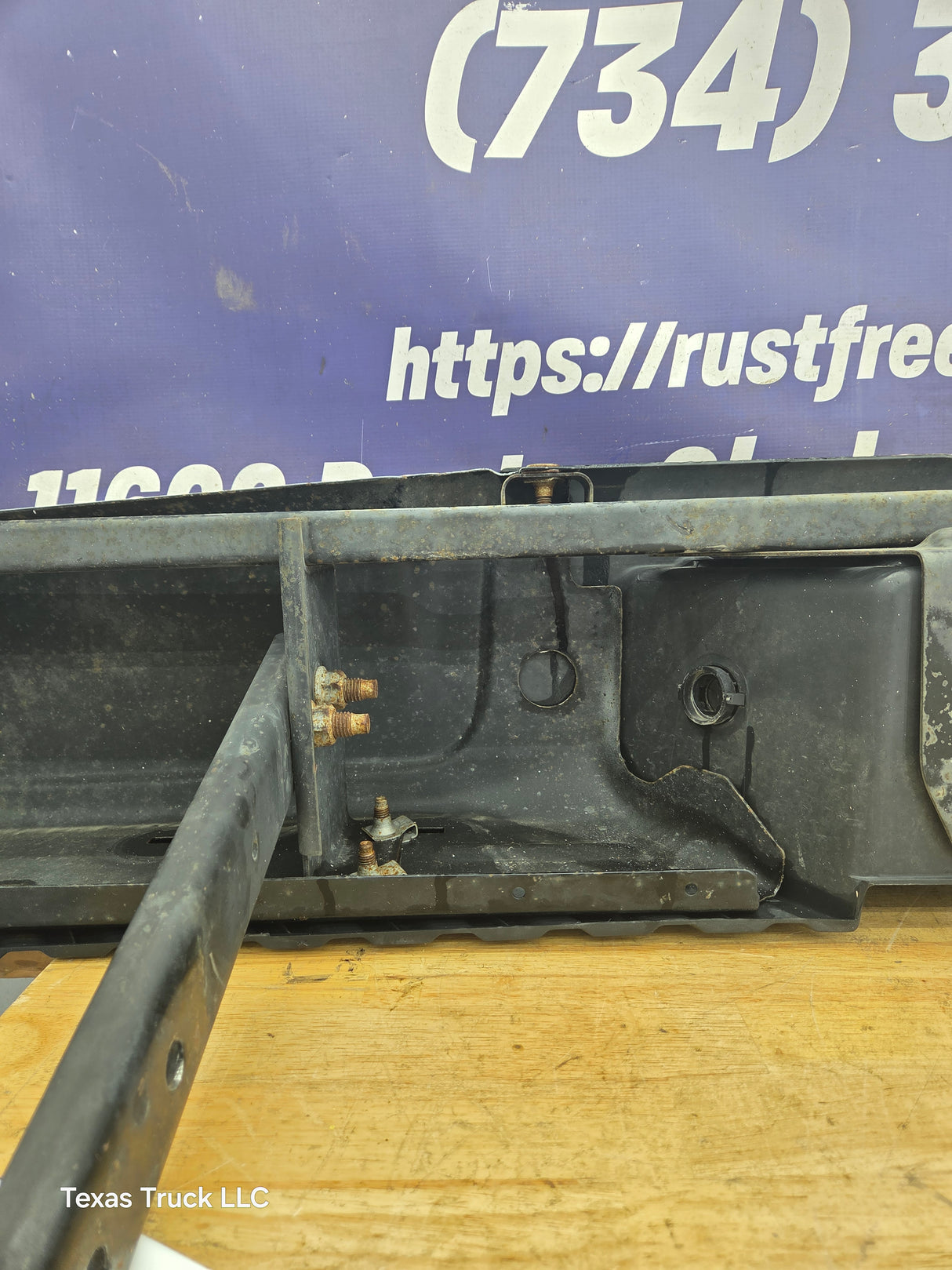 2008-2016 Ford Super Duty F250 F350 F450 F550 Rear Bumper - Oxford White