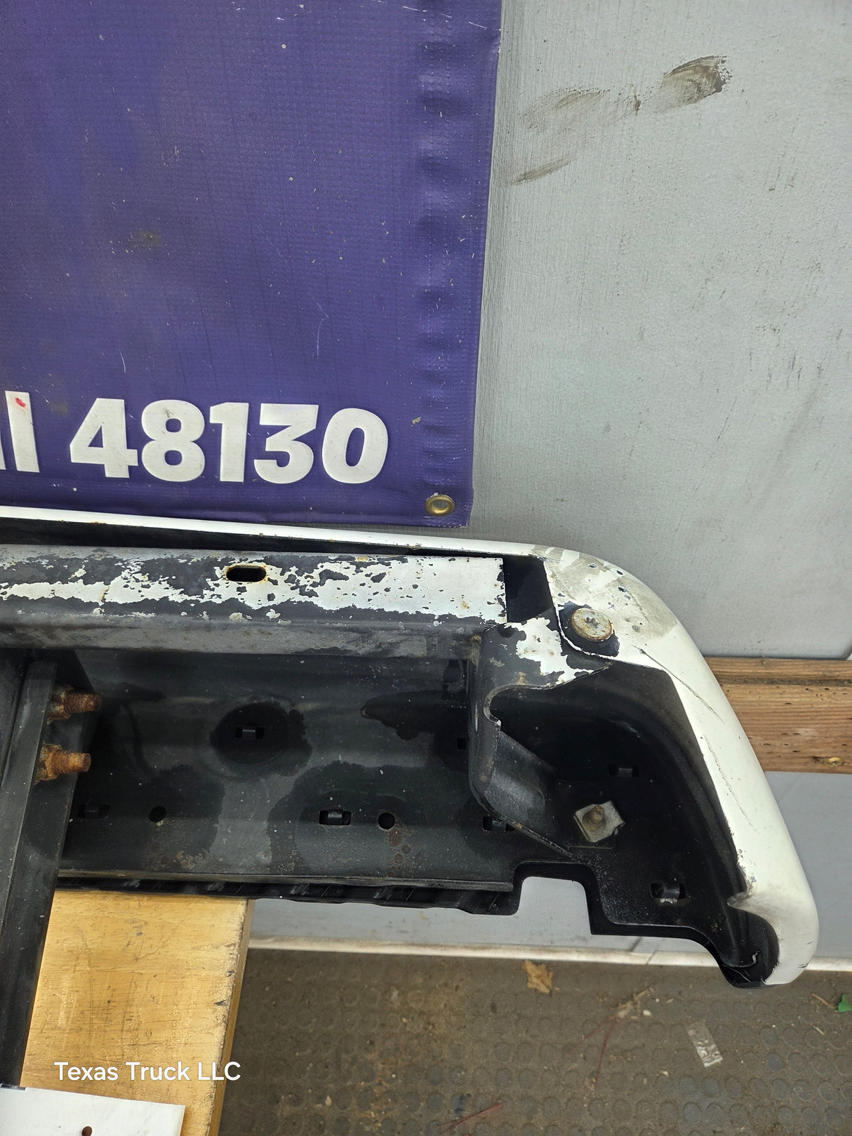 2008-2016 Ford Super Duty F250 F350 F450 F550 Rear Bumper - Oxford White