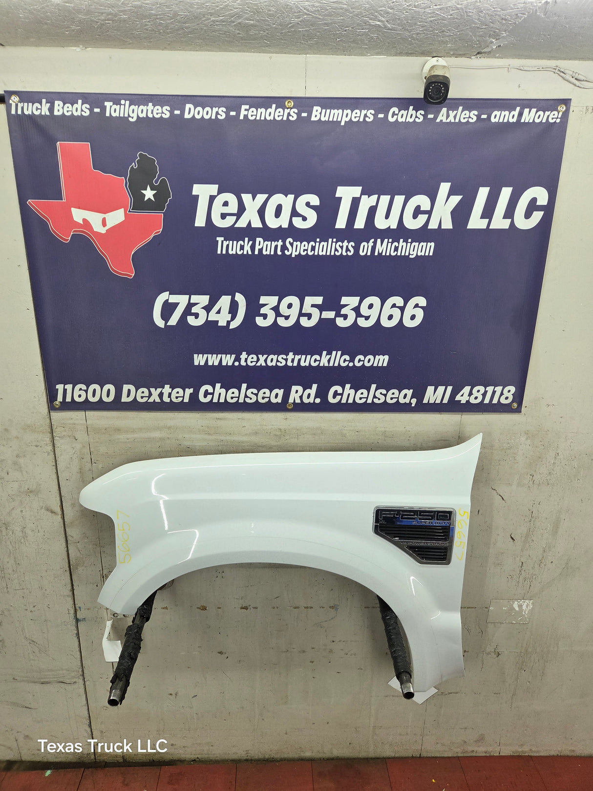 2008-2010 Ford Super Duty F250 F350 LH Driver Side Fender - Oxford White