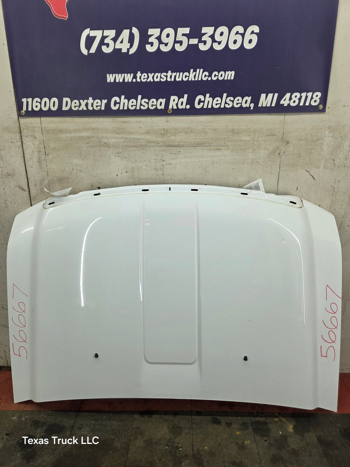 2008-2010 Ford Super Duty F250 F350 F450 F550 Hood - Oxford White