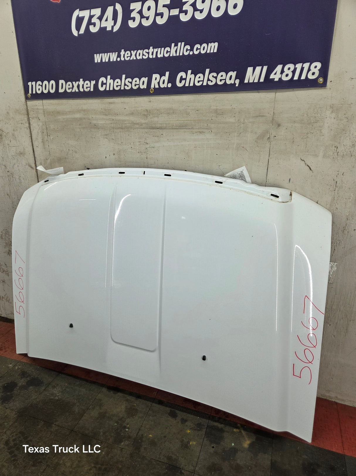 2008-2010 Ford Super Duty F250 F350 F450 F550 Hood - Oxford White