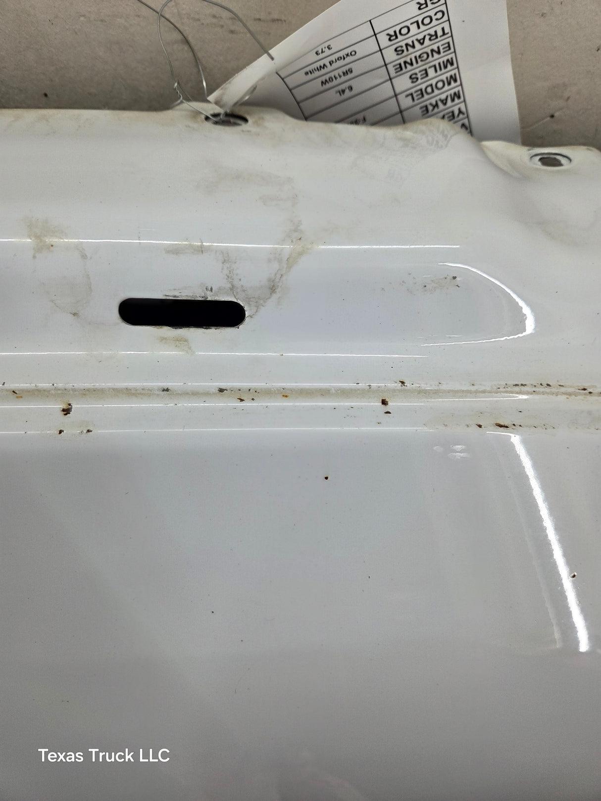 2008-2010 Ford Super Duty F250 F350 F450 F550 Hood - Oxford White