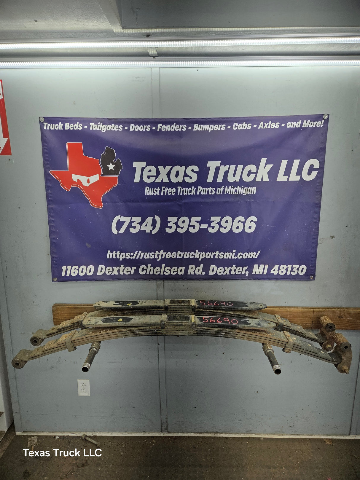 2008-2010 Ford F250 F350 Super Duty Rear Leaf Spring - Pair