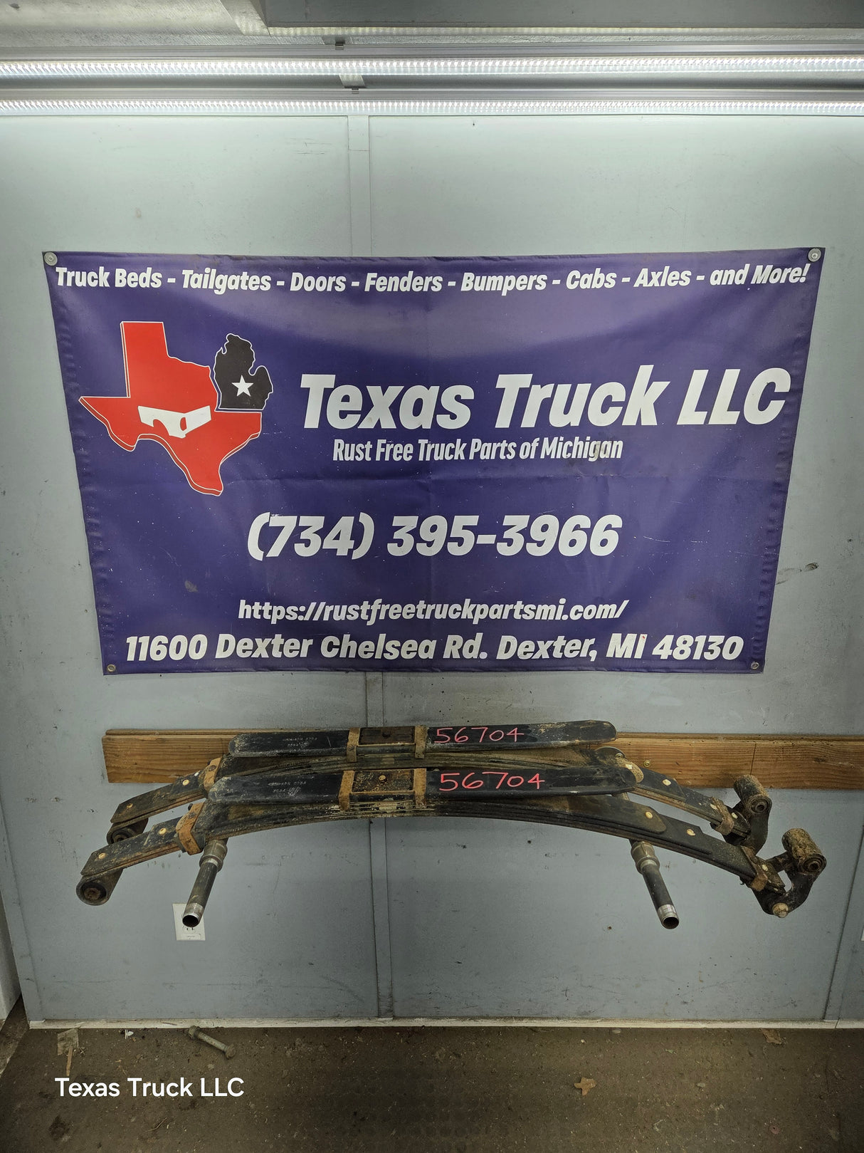1999-2007 Ford F250 F350 Super Duty Rear Leaf Spring - Pair