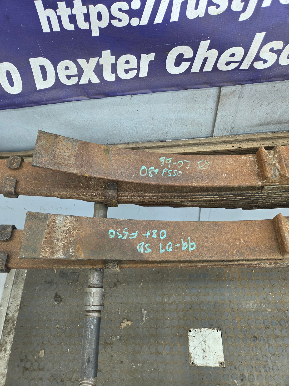 2005-2016 Ford F450 F550 Cab & Chassis Super Duty Rear Leaf Springs - Pair
