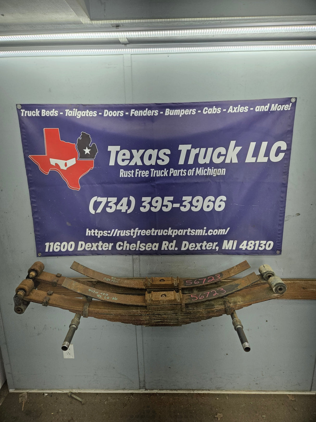 2005-2016 Ford F450 F550 Cab & Chassis Super Duty Rear Leaf Springs - Pair