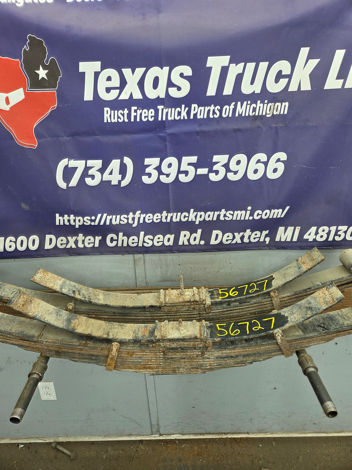 2005-2016 Ford F450 F550 Cab & Chassis Super Duty Rear Leaf Springs - Pair