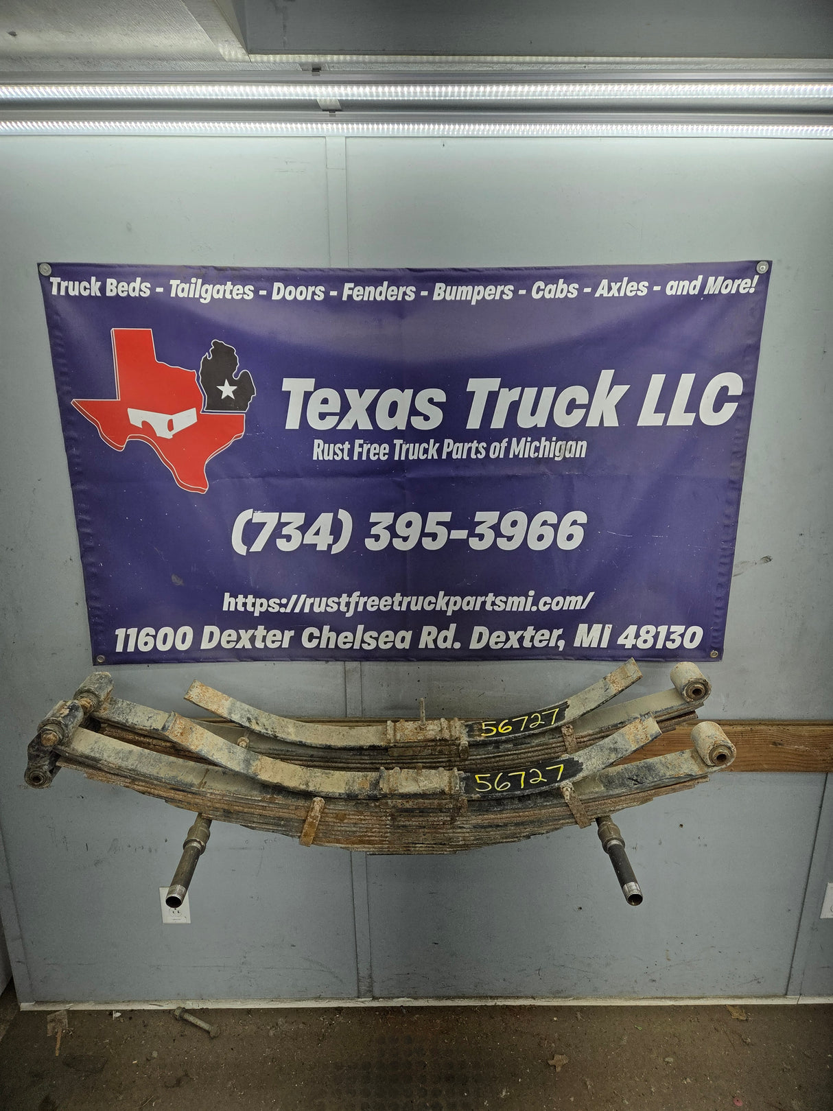 2005-2016 Ford F450 F550 Cab & Chassis Super Duty Rear Leaf Springs - Pair