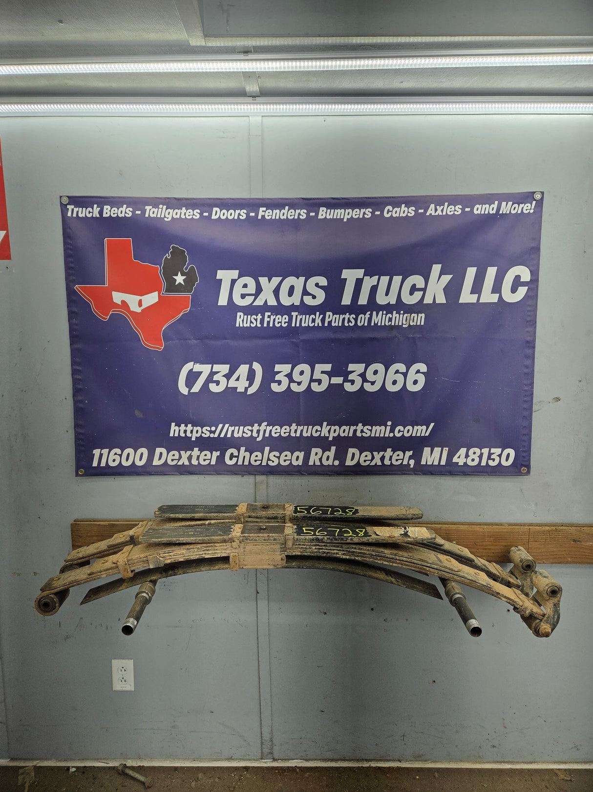 2008-2010 Ford F250 F350 Super Duty Rear Leaf Spring - Pair
