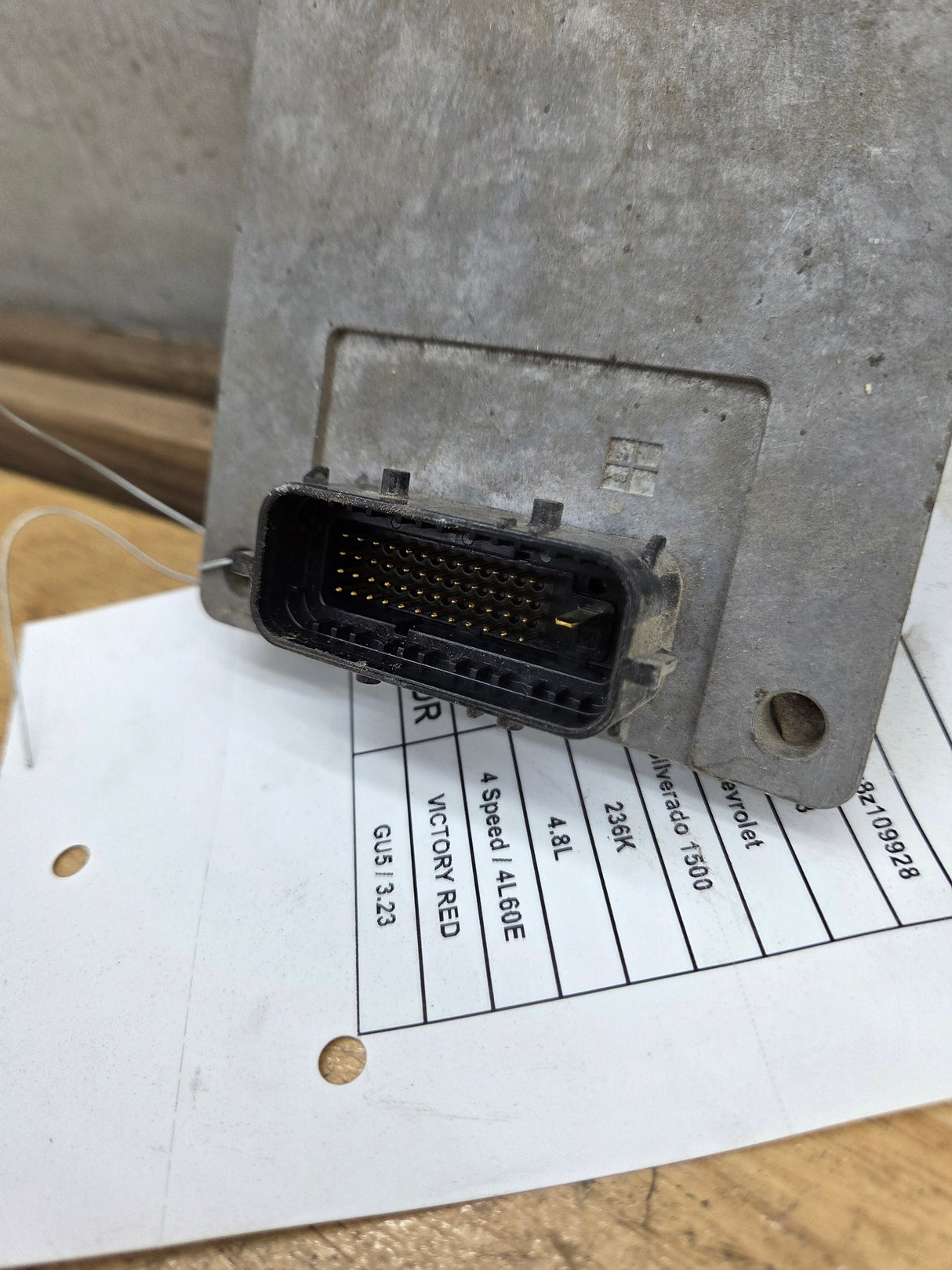 2007-2013 Chevrolet Silverado 1500 4.8L TCM Transmission Control Module YNXS / 24239926