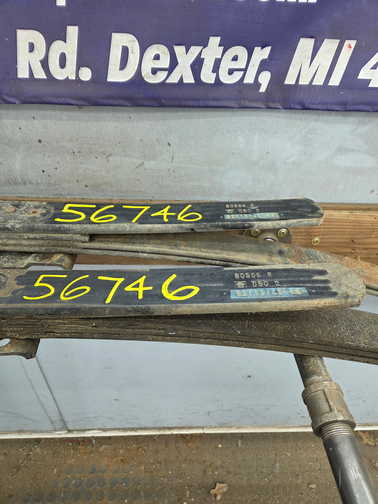 2002-2008 Dodge Ram 1500 Rear Leaf Springs 52113143AD - Pair