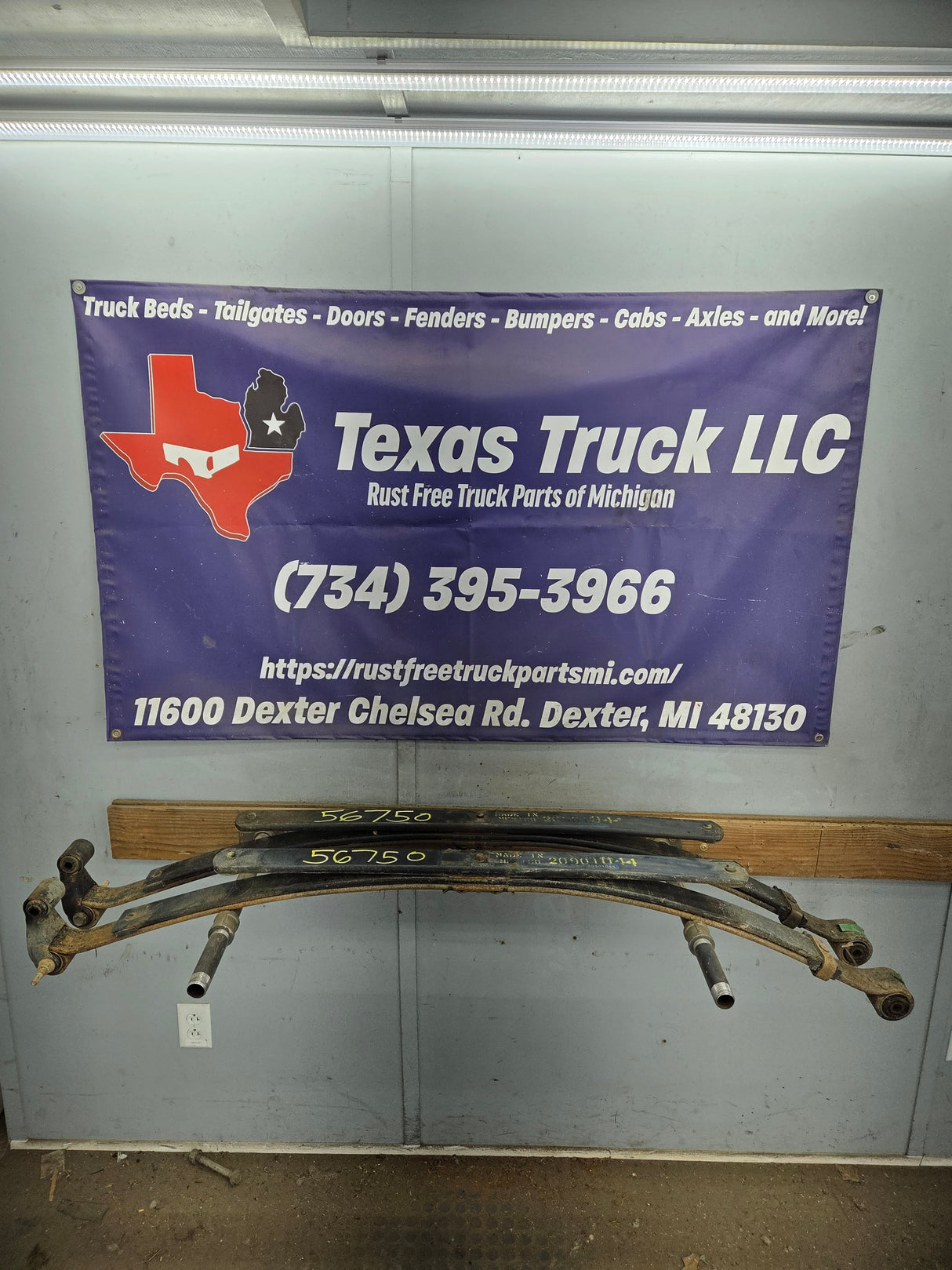 2007-2013 Chevrolet Silverado / GMC Sierra 1500 Rear Leaf Spring - Pair 20901044 RPN 3400