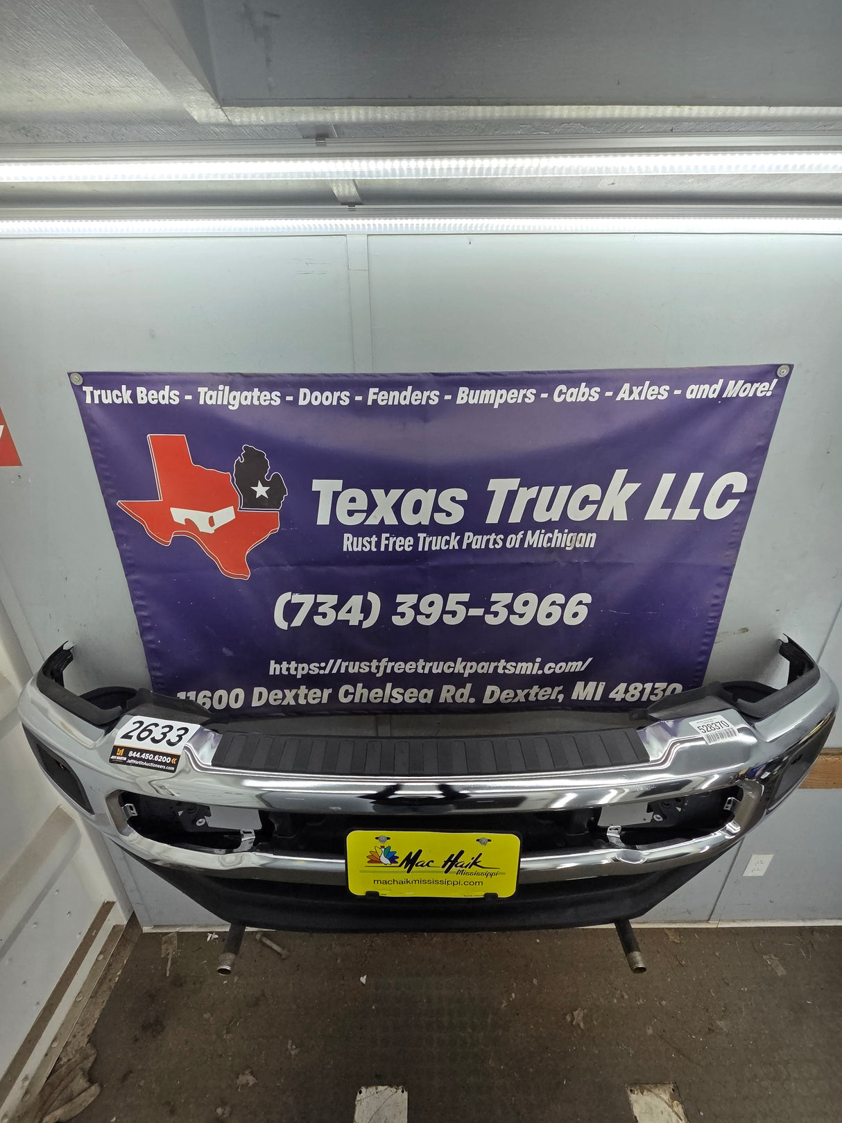 2023-2025 Ford Super Duty F250 F350 Front Bumper - Chrome