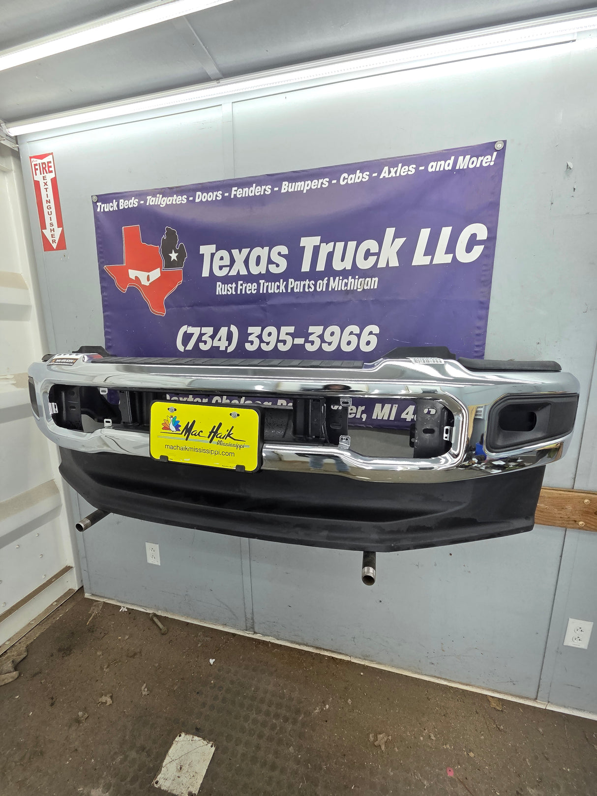 2023-2025 Ford Super Duty F250 F350 Front Bumper - Chrome