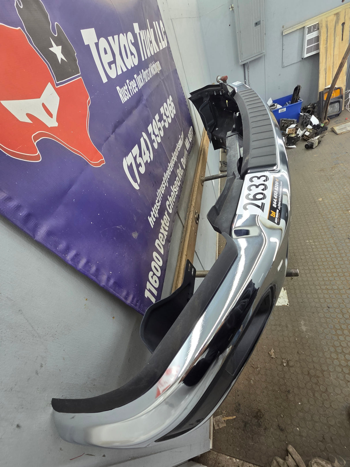 2023-2025 Ford Super Duty F250 F350 Front Bumper - Chrome