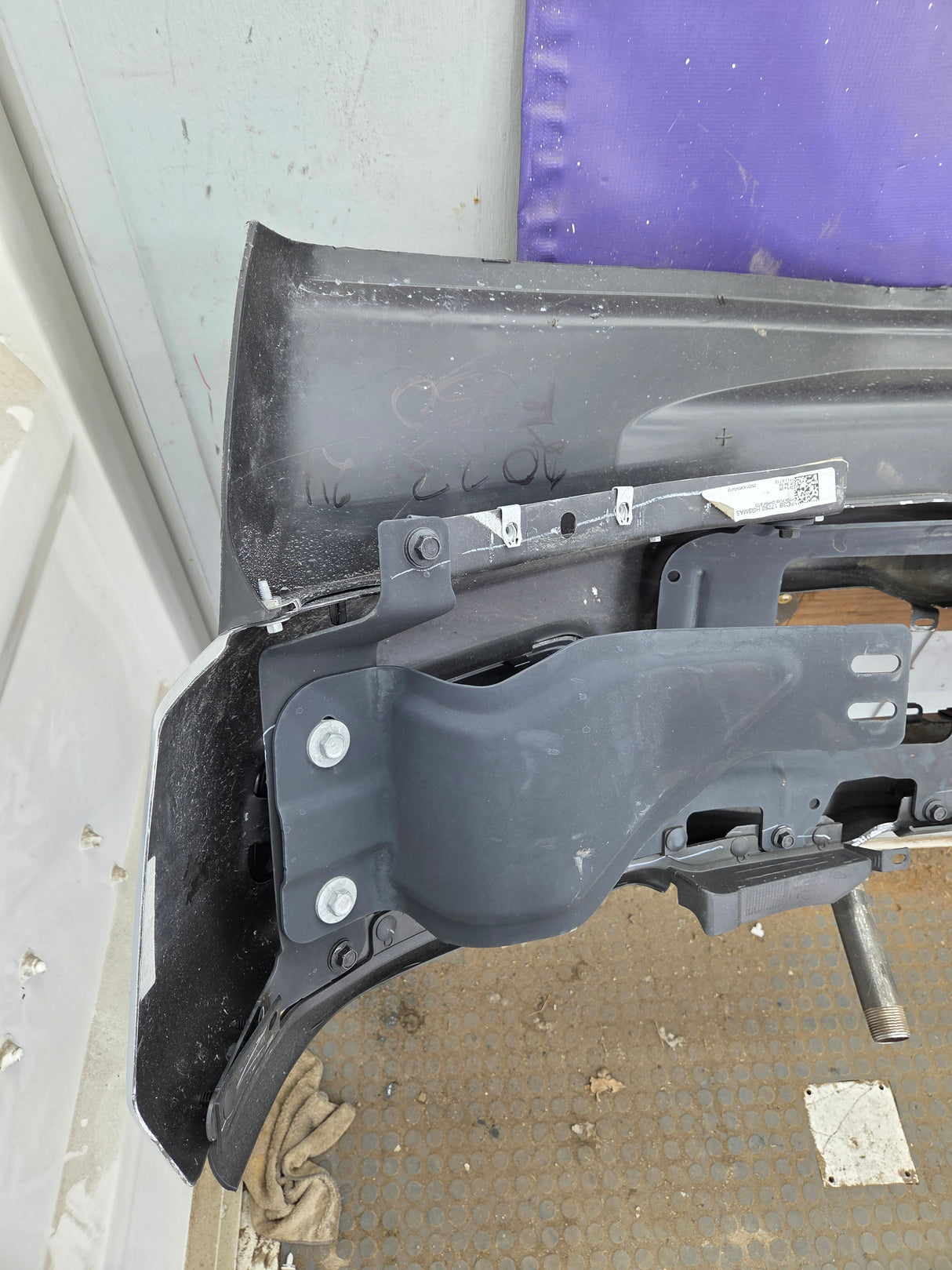 2023-2025 Ford Super Duty F250 F350 Front Bumper - Chrome