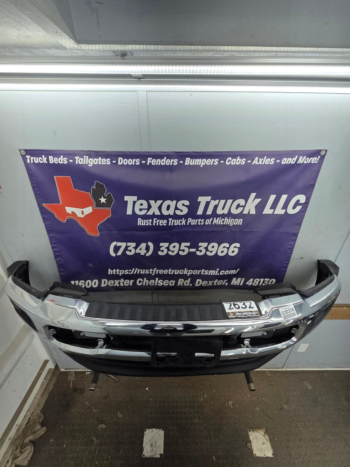 2023-2025 Ford Super Duty F450 F550 Front Bumper - Chrome