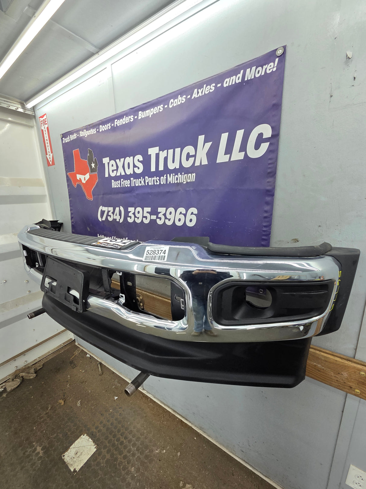 2023-2025 Ford Super Duty F450 F550 Front Bumper - Chrome