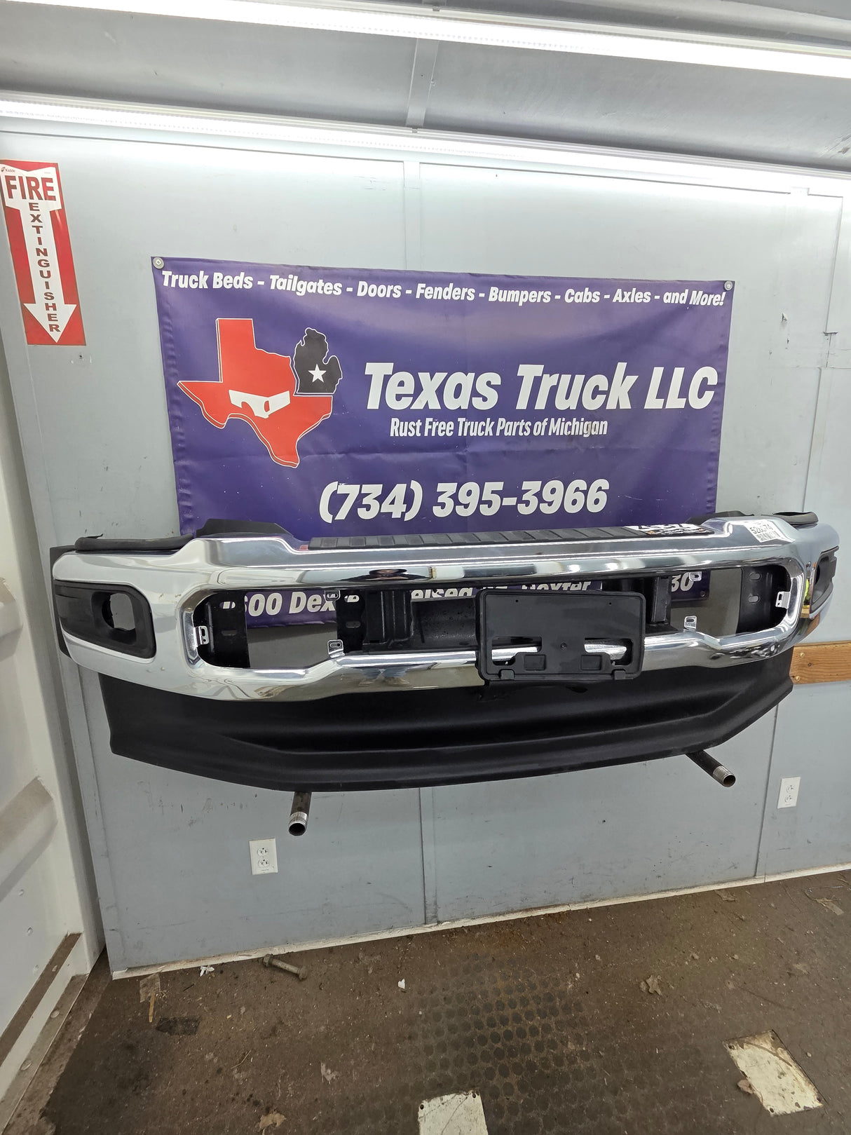 2023-2025 Ford Super Duty F450 F550 Front Bumper - Chrome