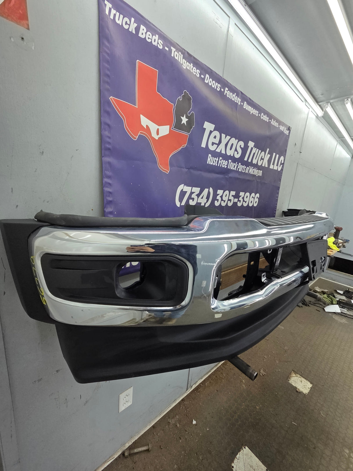 2023-2025 Ford Super Duty F450 F550 Front Bumper - Chrome