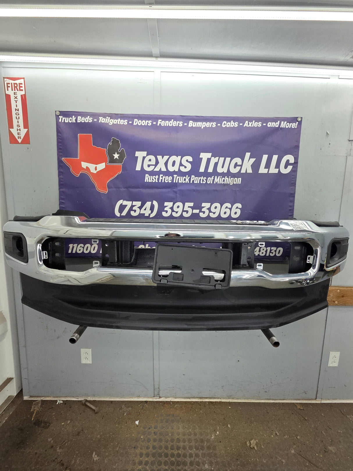 2023-2025 Ford Super Duty F450 F550 Front Bumper - Chrome