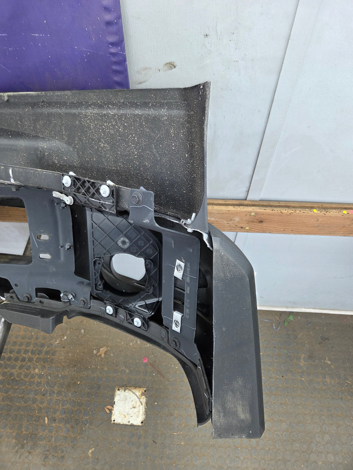 2023-2025 Ford Super Duty F450 F550 Front Bumper - Chrome