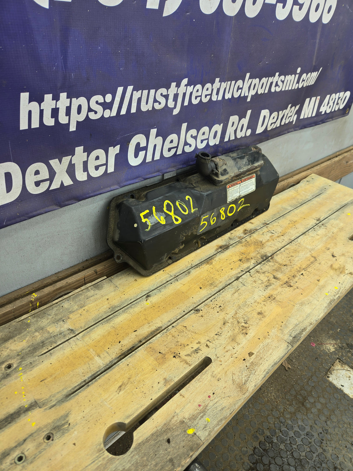 1999-2003 7.3L Power Stroke Driver Side Valve Cover Rust Free!