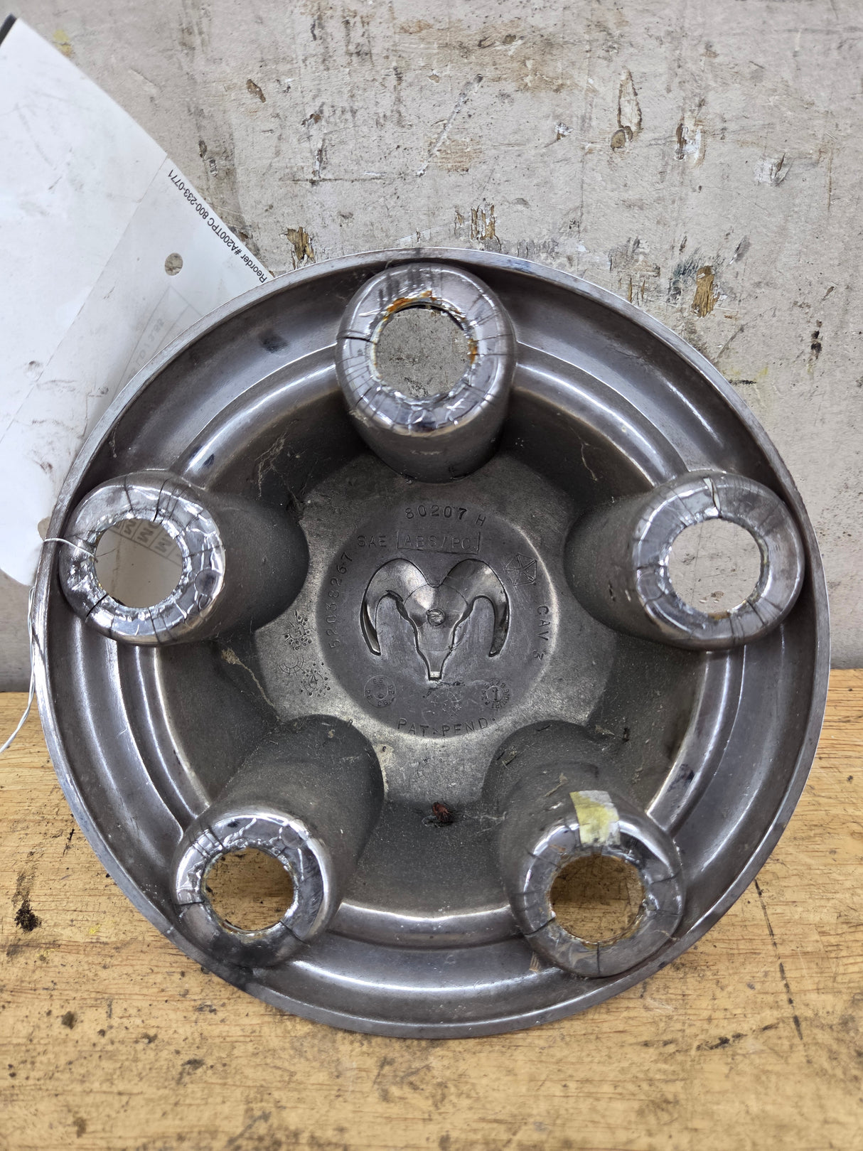 1994-2001 Dodge Ram 1500 OEM Center Wheel Cap Hub Cap 2nd Gen