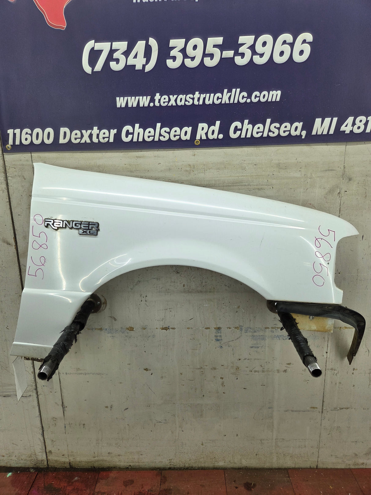 1993-1997 Ford Ranger Passenger Side Front Fender RH