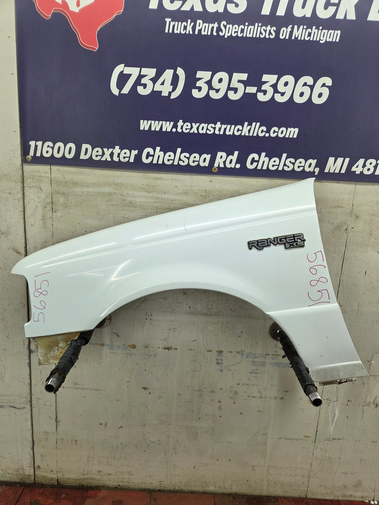 1993-1997 Ford Ranger Driver Side Front Fender LH