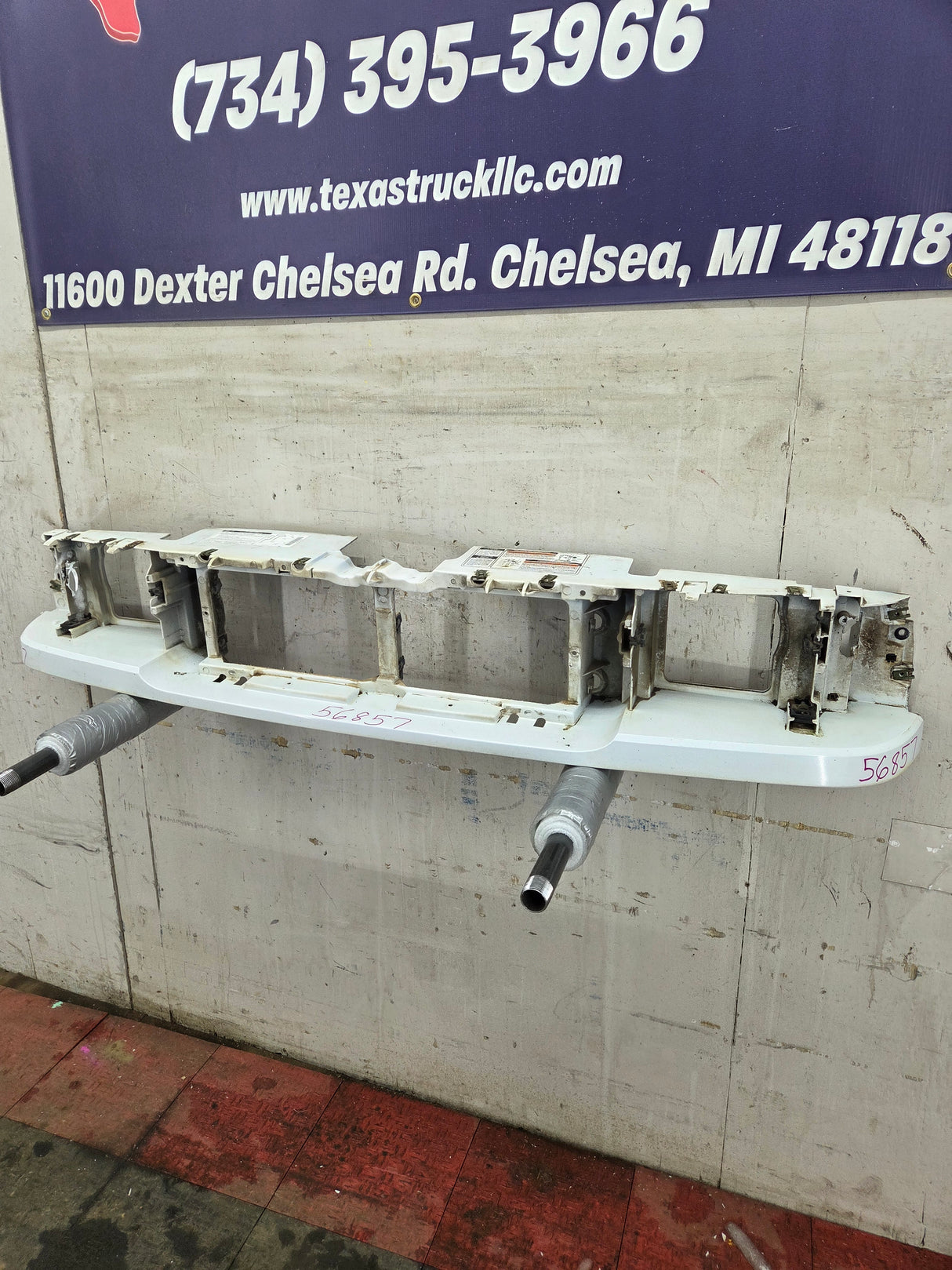 1993-1997 Ford Ranger Front Header Panel Grill Core Support