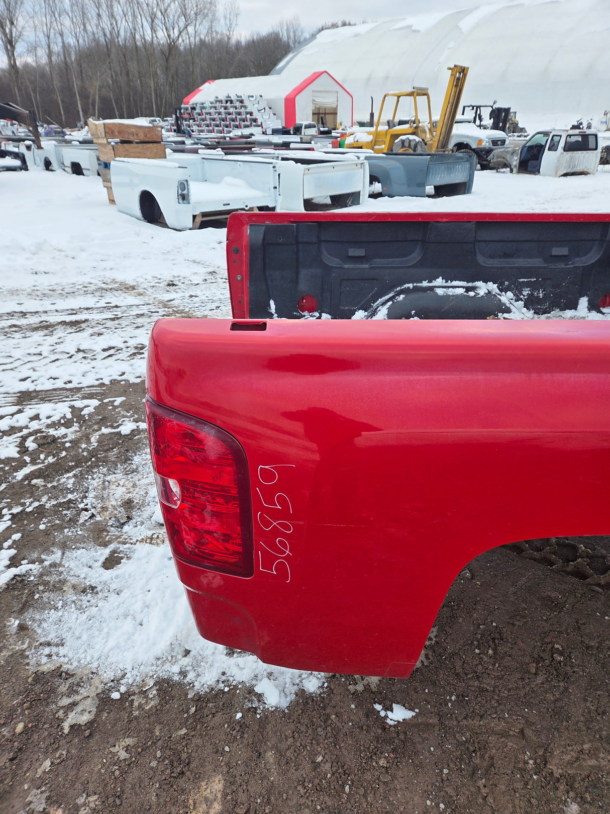 2007-2013 Chevrolet Silverado 1500 2500 3500 HD 6' 6" Short Truck Bed - Red
