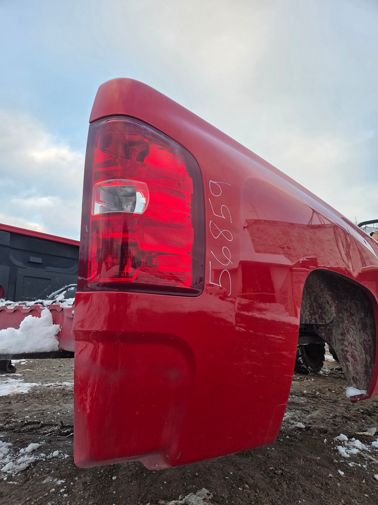 2007-2013 Chevrolet Silverado 1500 2500 3500 HD 6' 6" Short Truck Bed - Red