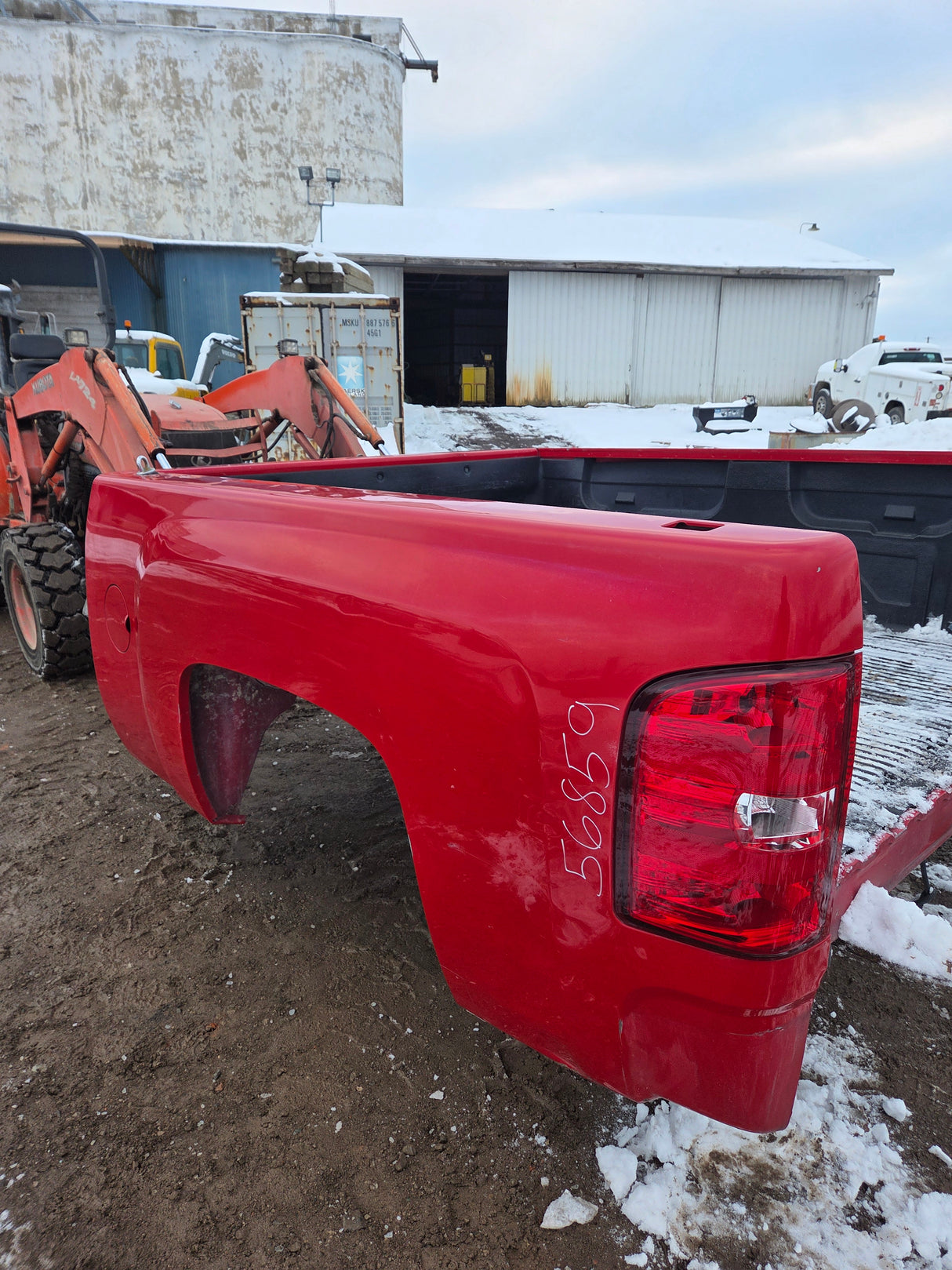 2007-2013 Chevrolet Silverado 1500 2500 3500 HD 6' 6" Short Truck Bed - Red