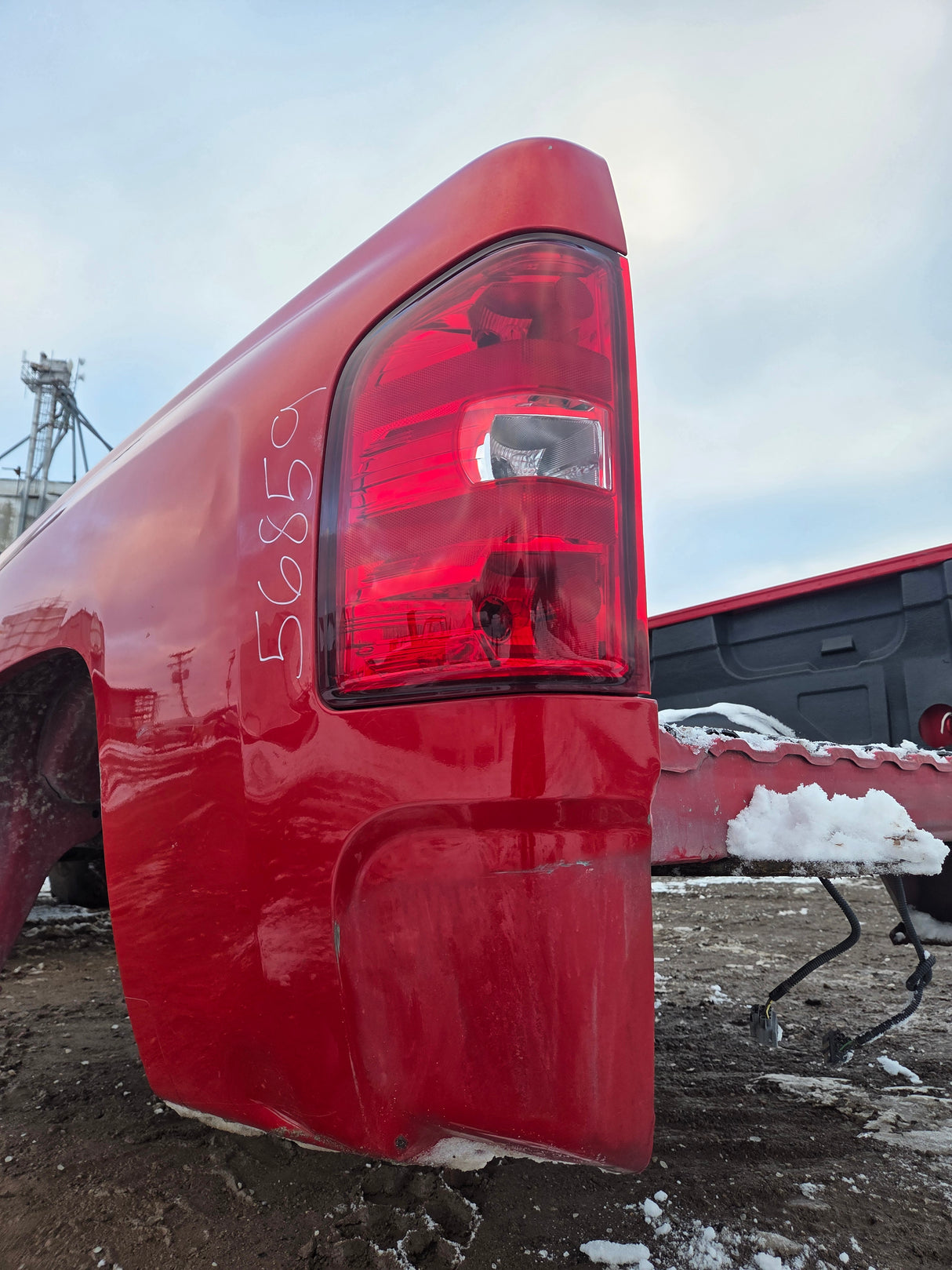 2007-2013 Chevrolet Silverado 1500 2500 3500 HD 6' 6" Short Truck Bed - Red