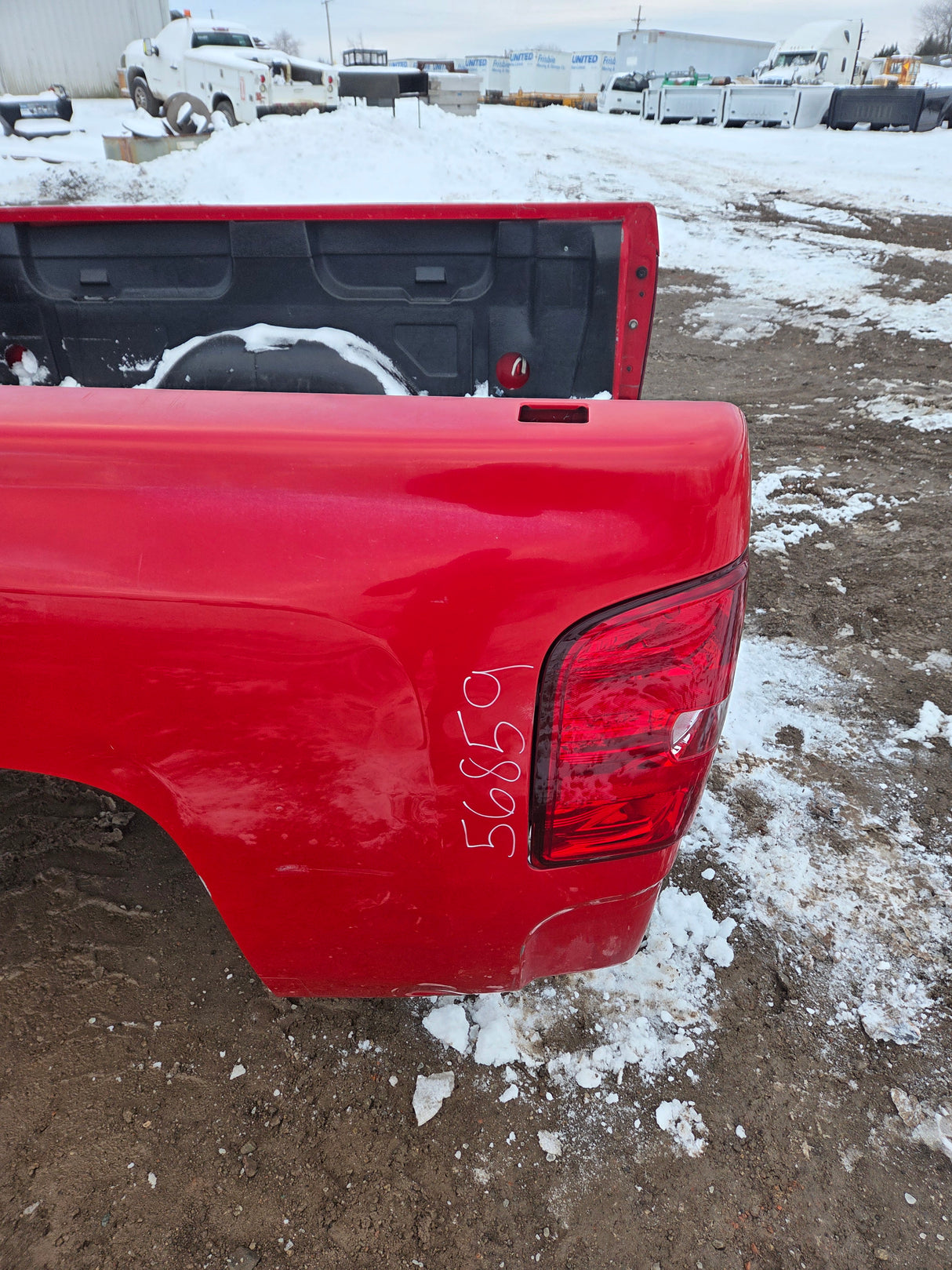 2007-2013 Chevrolet Silverado 1500 2500 3500 HD 6' 6" Short Truck Bed - Red