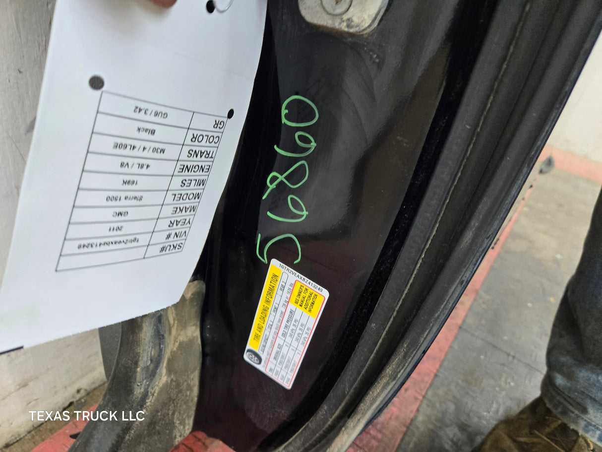 2007-2013 Chevrolet Silverado / GMC Sierra 1500 2500 3500 HD Driver Side Extended Cab LH Rear Door