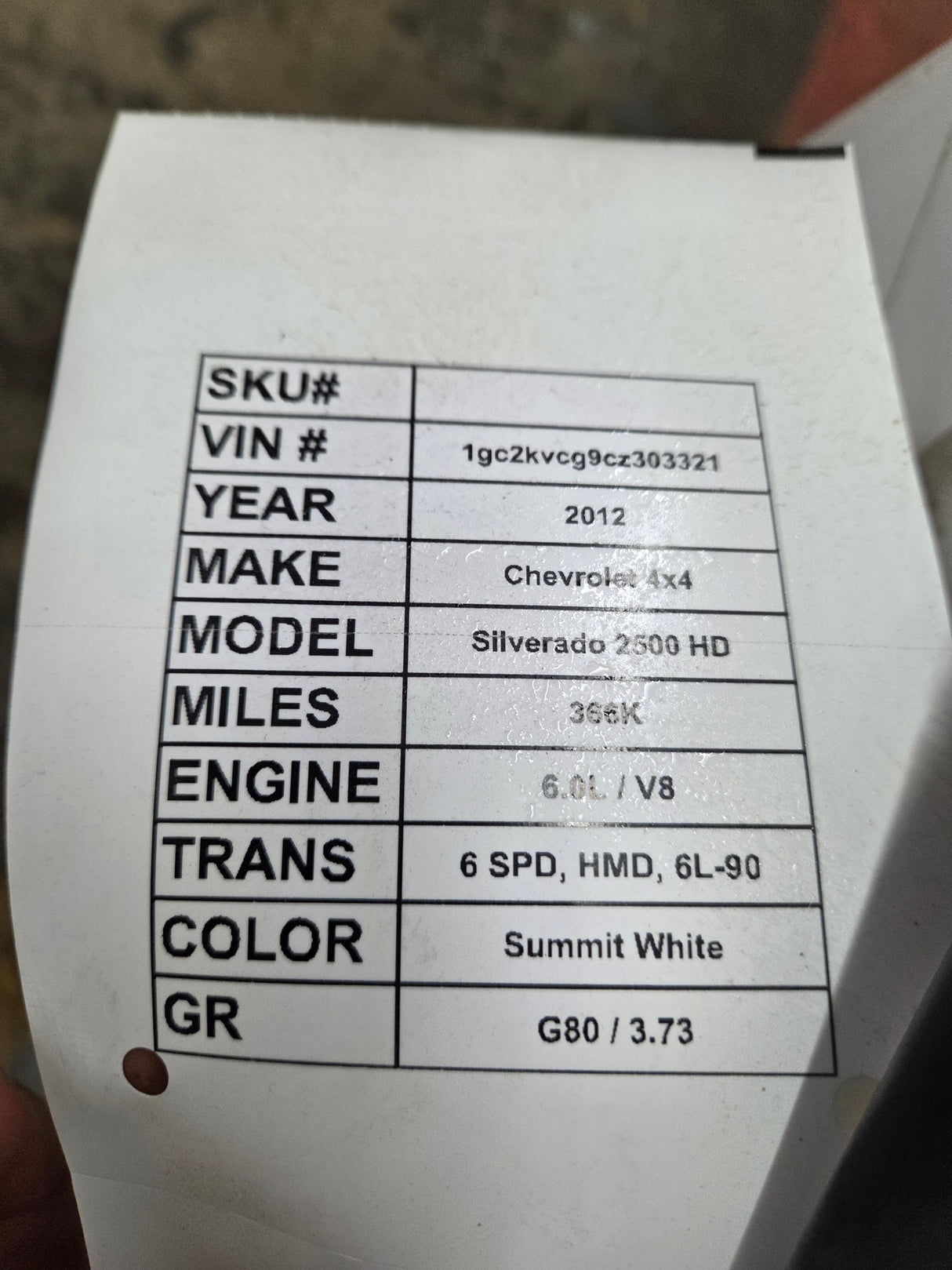 2007-2013 Chevrolet Silverado / GMC Sierra 1500 2500 3500 HD RH Front Passenger Side Door