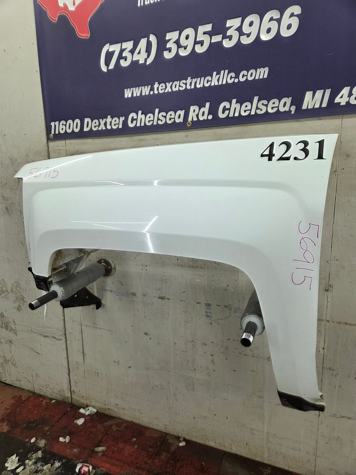 2014-2019 Chevrolet Silverado Passenger Side Front RH Fender 1500 2500 3500 HD